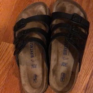 Black Birkenstock sandals